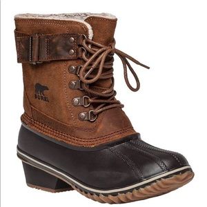 Sorel Winter Fancy Lace II Boot - Elk/Grizzly Bear